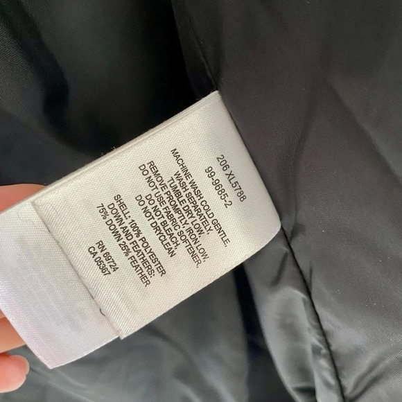 Black Sorel Down Filled Puffer Jacket  Parka Size M - Picture 7 of 11